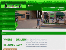 Tablet Screenshot of greencityschool.com